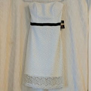 NWT Teeze Me - Strapless White Dress